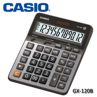 【3CTOWN】含稅開發票【公司貨附保卡】CASIO卡西歐 GX-120B 商用型12位元計算機