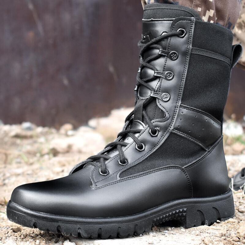 男防寒鞋男登山鞋戰靴訓練鞋作戰靴冬季作體能高幫登山靴徒步鞋戶外鞋防寒靴防水輕便保安鞋xvbt 蝦皮購物