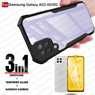 SAMSUNG LAYAR 手機殼三星 Galaxy A22 4G A22 5G M32 4G 軟殼 Fusion Fr