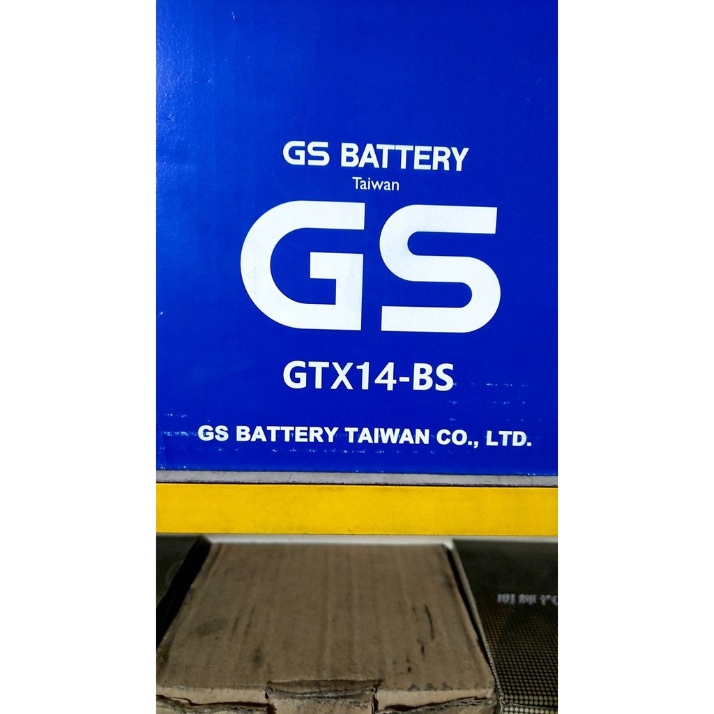 GS BATTERY 杰士電池 GTX14-BS 同 YTX14-BS 電池