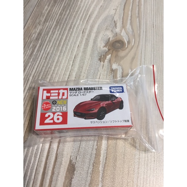 Tomica 26 Mazda roadster 新車貼