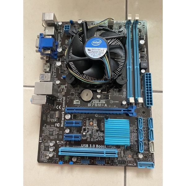 華碩B75M-A 主機板+CPU G1620