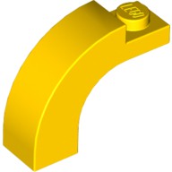 LEGO 4652261 92903 6005 黃色 1x3x2 弧形磚 Bright Yellow
