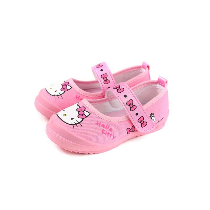 Hello Kitty 凱蒂貓 室內鞋 娃娃鞋 粉紅色 中童 童鞋 719852 no802