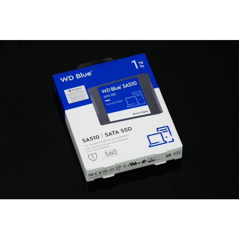 WD 威騰 藍標 SA510 1TB SSD 固態硬碟 藍標 2.5吋 SATA