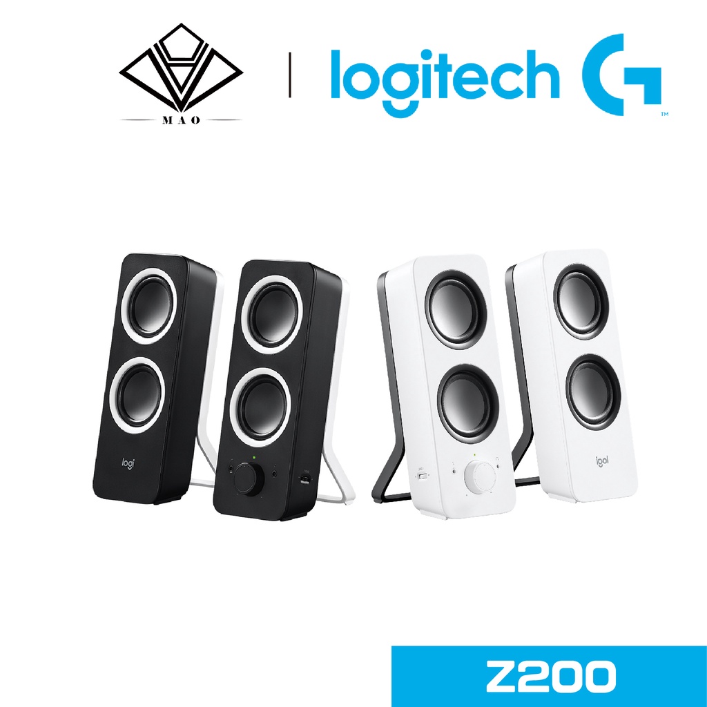 Logitech 羅技 Z200 多媒體揚聲器 電腦喇叭 多媒體音箱 兩件式喇叭