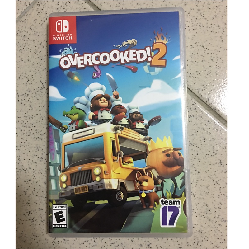 OVERCOOKED!2 SWITCH卡帶 9成新