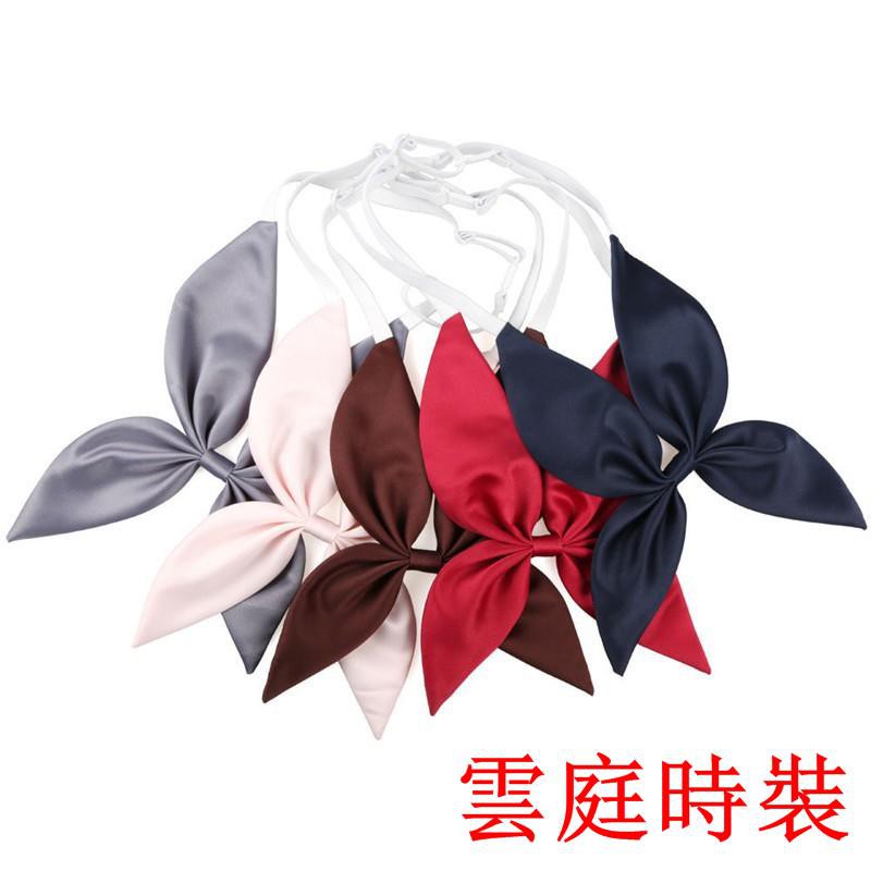 雲庭 日系正統水手服配件襯衫領結金魚草領結jk制服配套金魚結多色入領花蝴蝶結高端金魚結無色差免打領結蝴蝶結