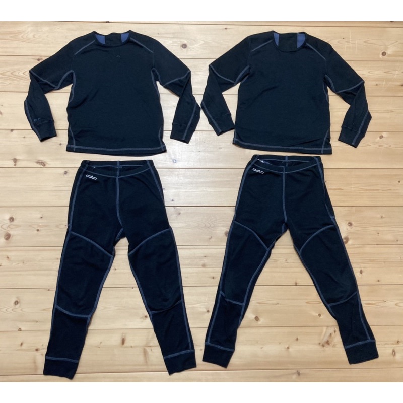 ［二手］ODLO kids X-WARM 瑞士戶外機能服 128cm 抗寒保暖排汗衣褲