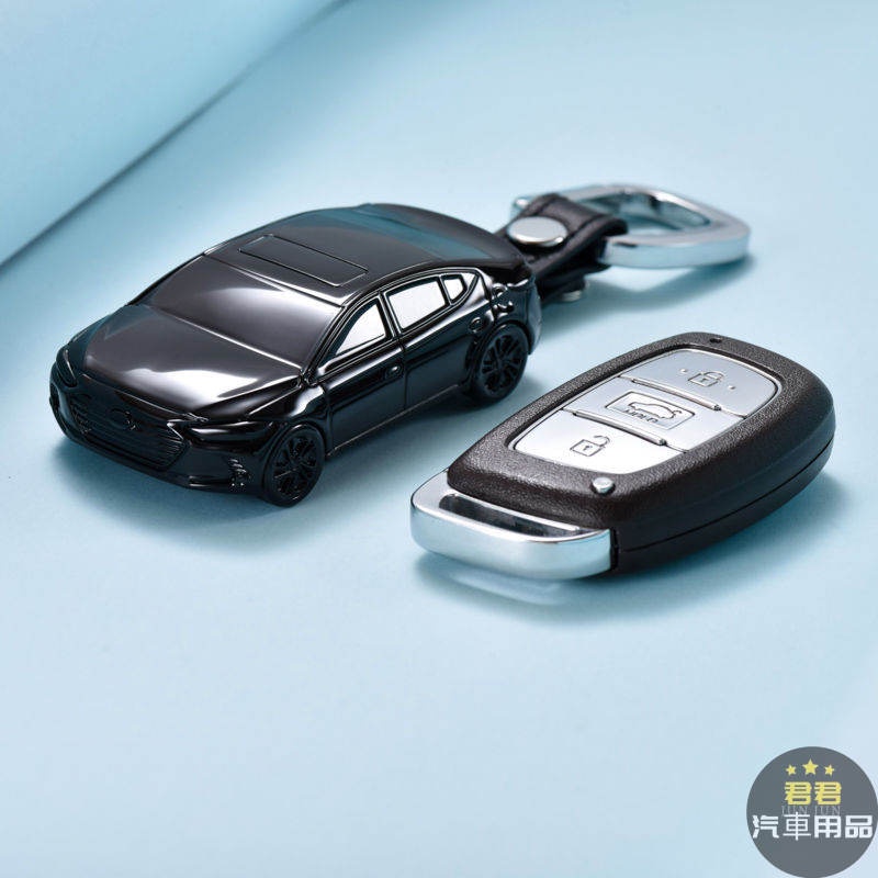 【君君車品】適用HYUNDAI現代 Elantra Festa Mistra ix35 汽車模型鑰匙殼 鑰匙套 鎖匙包