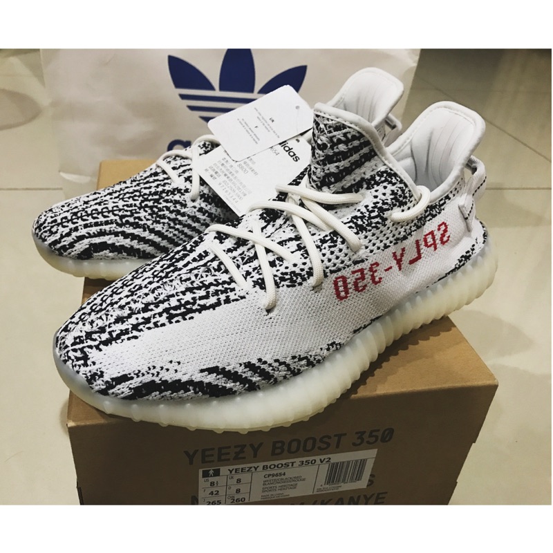 yeezy boost white core black red