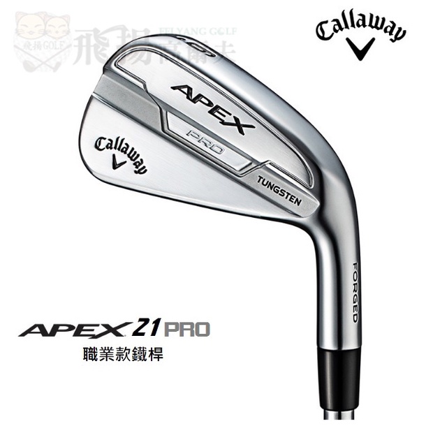 【飛揚高爾夫】21' Callaway APEX 21 PRO 柔軟的擊球手感 鐵身 高爾夫鐵桿 #4~P 共7支