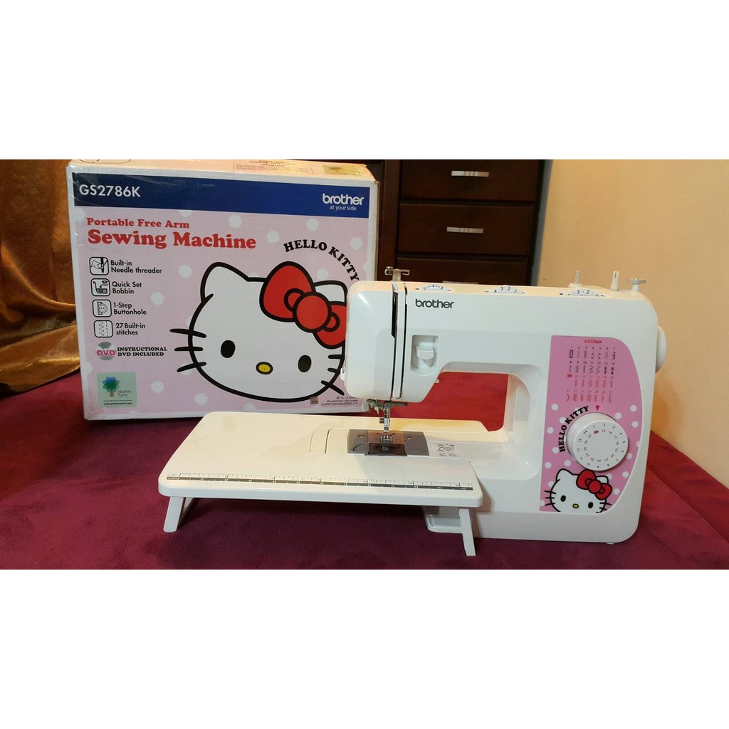 近全新 喜佳 兄弟牌 日本brother 縫紉機 kitty GS-2786K KITTY機 輔助桌