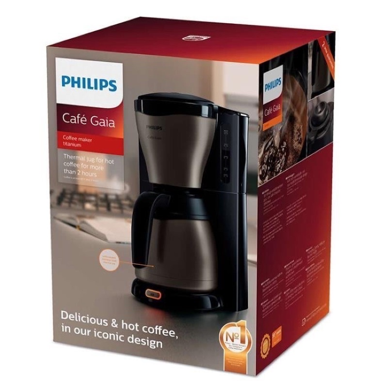 【Philips 飛利浦】鈦經典美式滴漏式咖啡機(HD7547)