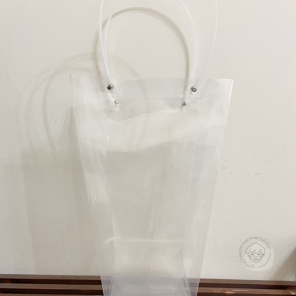 沐箖花室透明花袋pvc 加價購 透明袋塑膠袋網美提袋 蝦皮購物