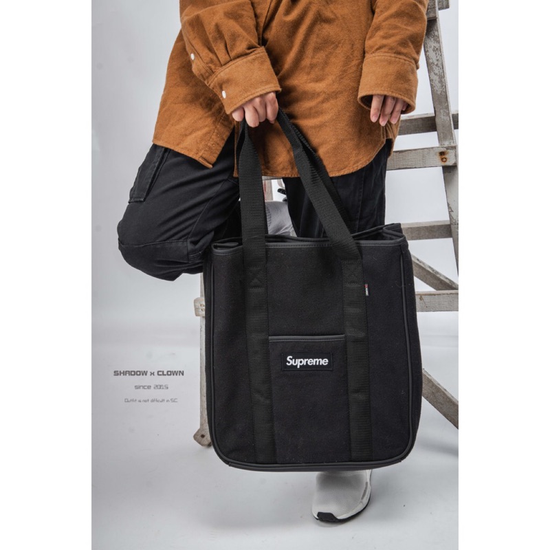 Supreme Polartec Tote Bag ブラック トートバッグ