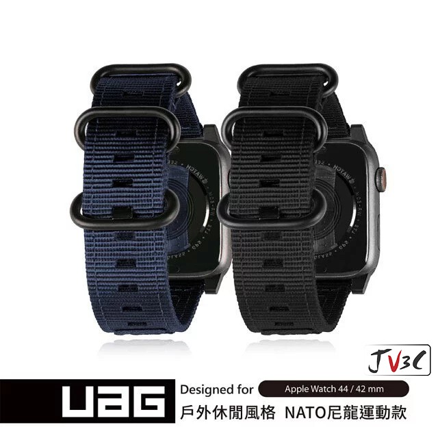 UAG Nato 環保錶帶 適用於 Apple Watch 8 7 6 SE 5 4 3 2 44 40  錶帶 尼龍