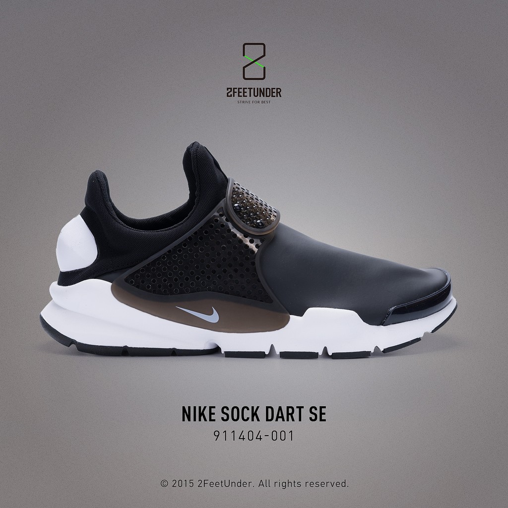 2FeetUnder - Nike Sock Dart SE 黑白 防水 襪套 911404-001