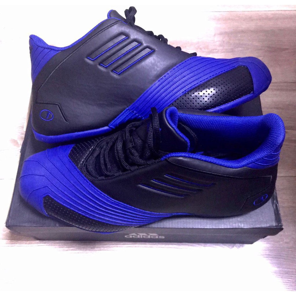 歐美代購新款籃球鞋adidas TMAC 1 PACK 復刻藍黑運動鞋EE6843 男| 蝦皮購物