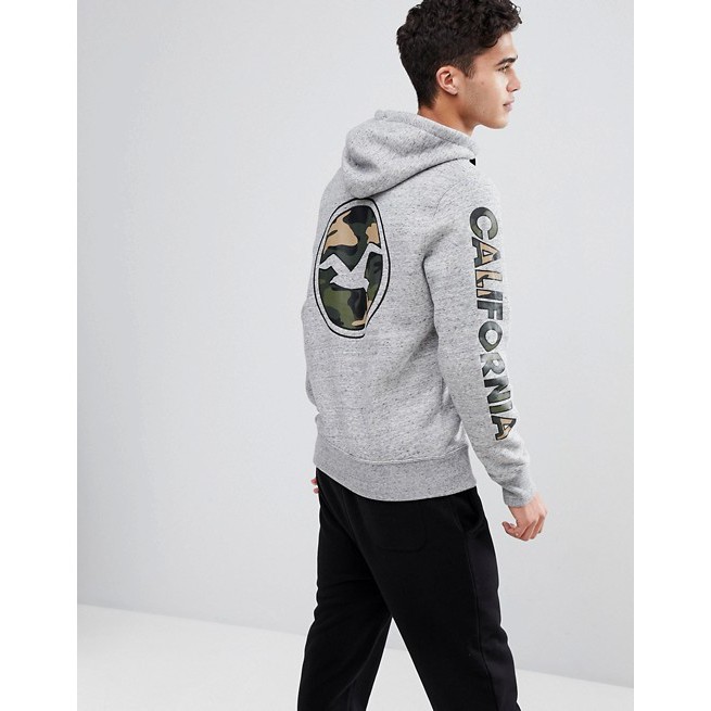 camo hollister hoodie