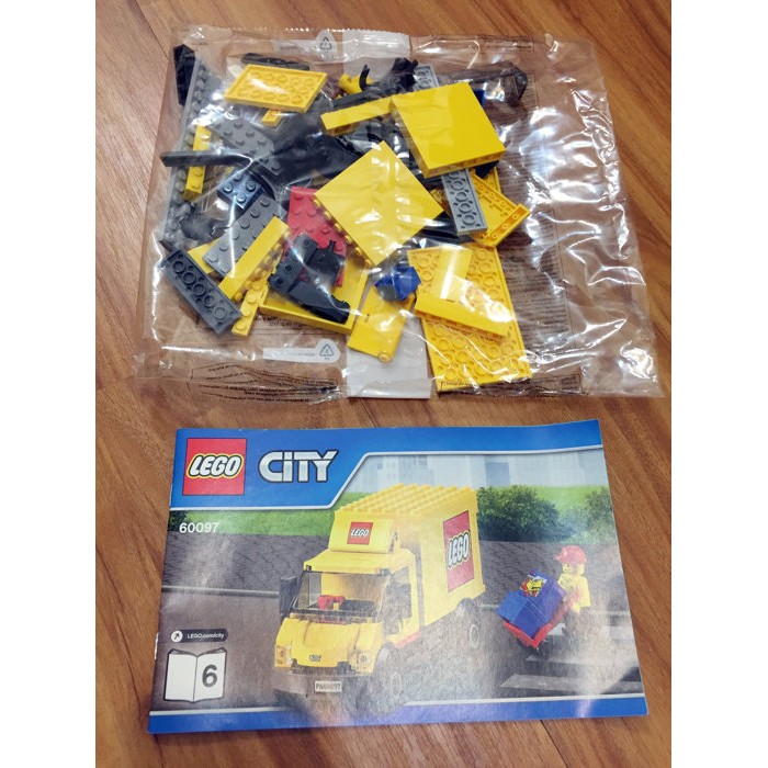 -南港97- 美版 LEGO 樂高  60097 CITY 拆售10號包 樂高貨車
