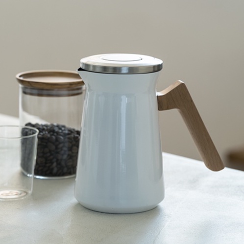【大正餐具批發】日本 HARIO SIMPLY 典雅不鏽鋼保溫壺 咖啡壺