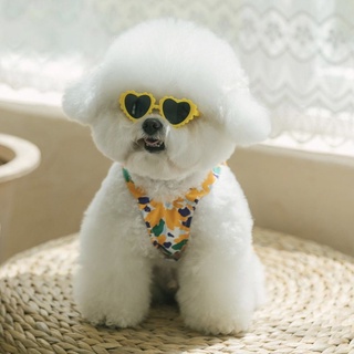 Fur baby｜INS新款韓國花邊愛心寵物墨鏡 寵物拍照裝飾