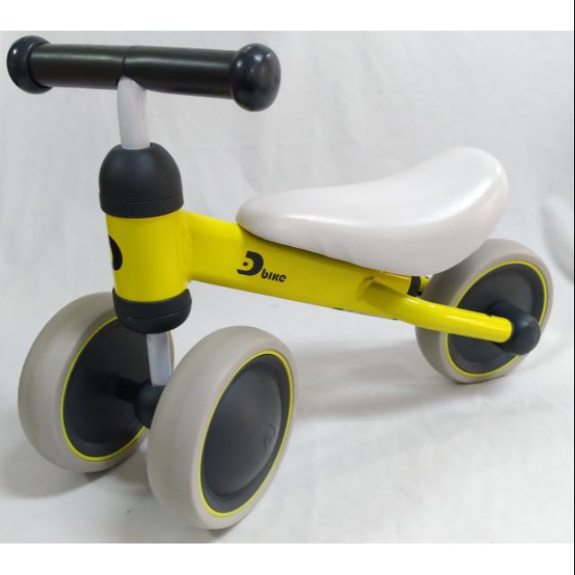 日本ides D-bike mini寶寶滑步平衡車~鵝黃色~二手出清