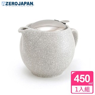 ZERO JAPAN 冰裂典藏白瓷不鏽鋼蓋壺450cc