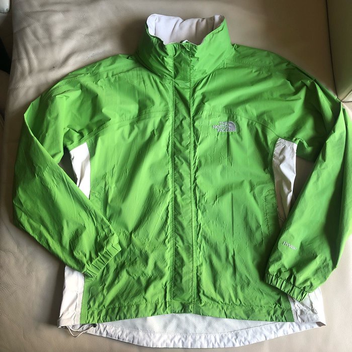 保證正品 The North Face 草綠色 風衣外套 有帽 SIZE M