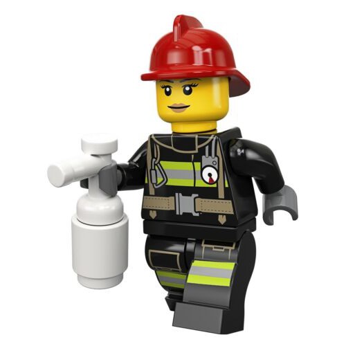 【小荳樂高】LEGO 城市系列 女消防員 (60214原裝人偶) cty0963