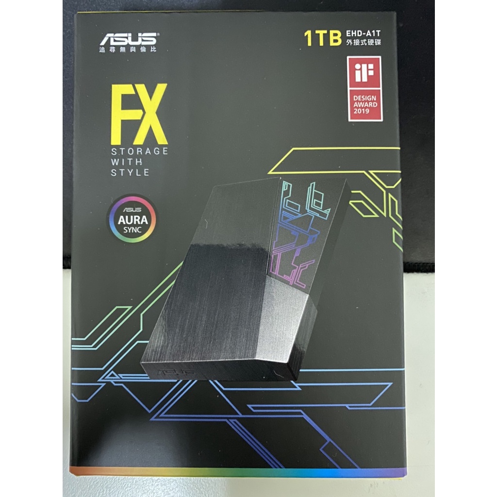 ASUS華碩 FX (EHD-A1T) 1TB USB3.1 2.5吋電競硬碟