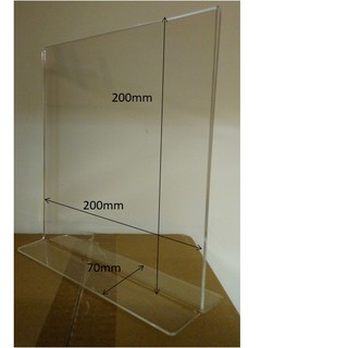 【店鋪裝置】 壓克力立牌 T型壓克力展示架 T型架 POP立牌/桌上型DM架