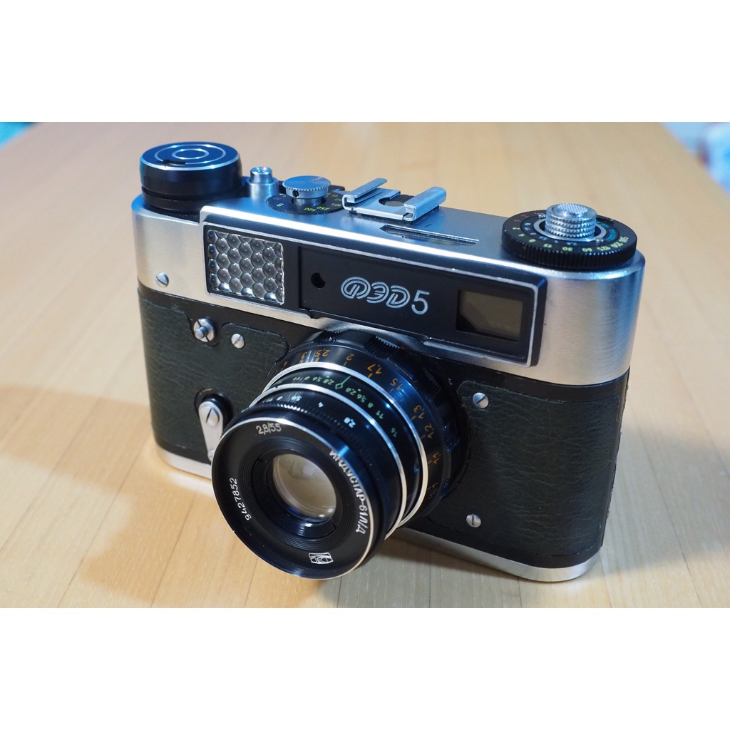 蘇聯 FED-5 + Industar-61 LD 2.8/55mm RF 古董 相機 復古 Lomo Leica 底片