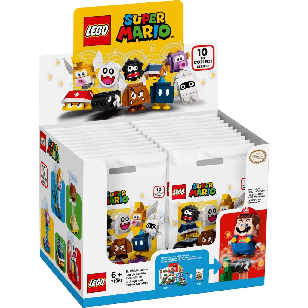 [台南 益童趣] LEGO 71361 超級瑪利歐系列 Character Pack 馬力歐角色包 一箱20包