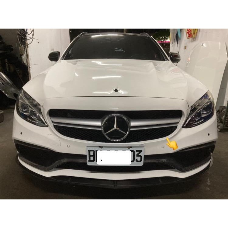 賓士 Benz W205 S205 C63款水箱護罩 C300水箱罩 C250中網 C43水箱罩 C63水箱罩