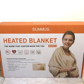 全新未使用✨台灣製造 SUMMUS舒魔適 電熱毯 MOB950
