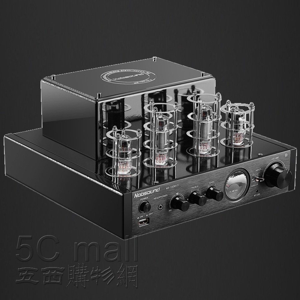 5Cgo 鋼琴拉絲黑MS-10DMKII hifi膽機功放機發燒電子管小膽機真空管擴大機音響喇耳機放大機