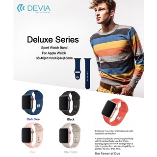DEVIA Apple Watch 矽膠錶帶42/44/45/49mm共用款