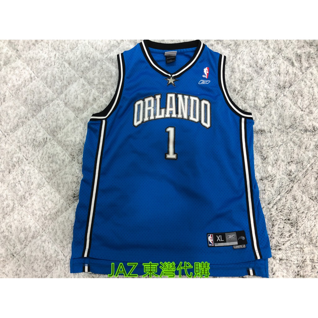 Jaz Reebok Nba Swingman Tracy Mcgrady 魔術magic T Mac 球衣絕版 蝦皮購物