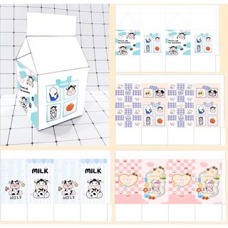 奶牛禮盒 Tet 禮盒 HQSI27 禮盒可愛奶牛禮盒可愛盒卡通 kpop 18*10*10cm