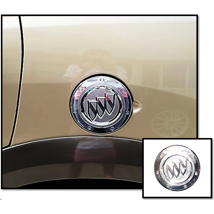 圓夢工廠 Buick 別克 2001~2007 Rendezvous 原廠 改裝 鍍鉻銀 油箱外蓋 油箱蓋 飾貼 油蓋貼