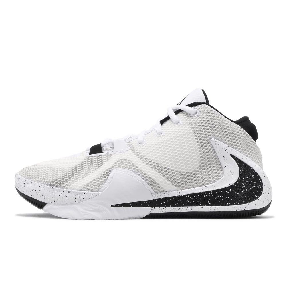 Nike 籃球鞋 Zoom Freak 1 Oreo 白 黑 男鞋 字母哥 運動鞋 BQ5423-101 【ACS】
