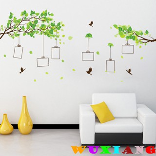 五象設計 花草樹木069 房間 裝飾 環保壁貼 窗貼 DIY 臥室 客廳 牆壁裝飾 綠色 樹 家居裝飾