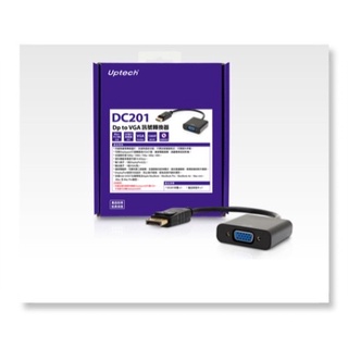Uptech登昌恆 DC201 Dp to VGA 訊號轉換器