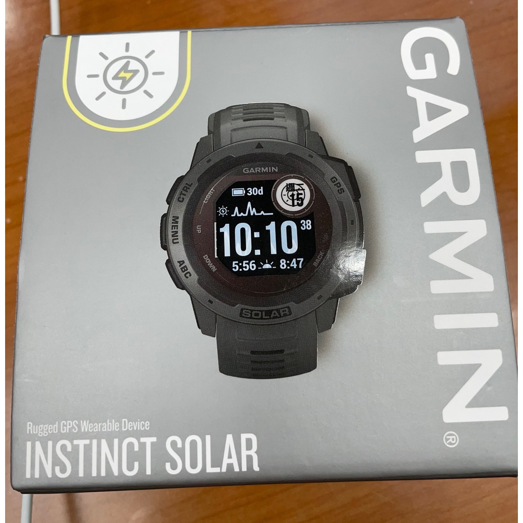 GARMIN Instinct Solar MIL-STD-810G 台製中文顯示