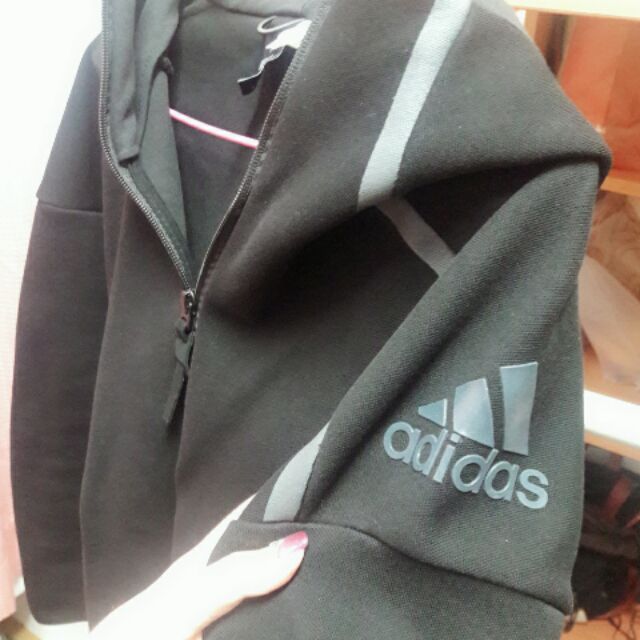【9.8全新】正版 Adidas ZNE 愛迪達 運動外套 黑色