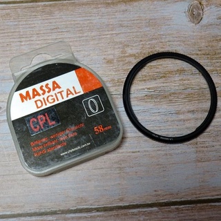 (近全新) MASSA 相機 單眼 類單 58mm CPL 濾鏡 連接環 偏振鏡 偏光鏡 鏡片 鏡頭 二手 出清 轉讓