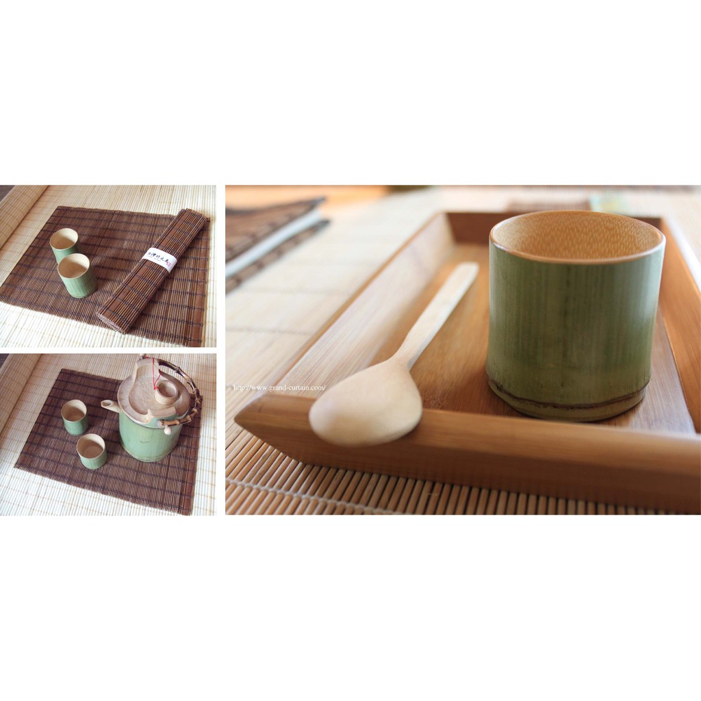 【篁城茶杯】〔保青款/煙燻款 -竹節杯-小〕純天然素材，台灣本土製作，送禮、公司禮品、竹杯.茶杯.茶席.伴手禮