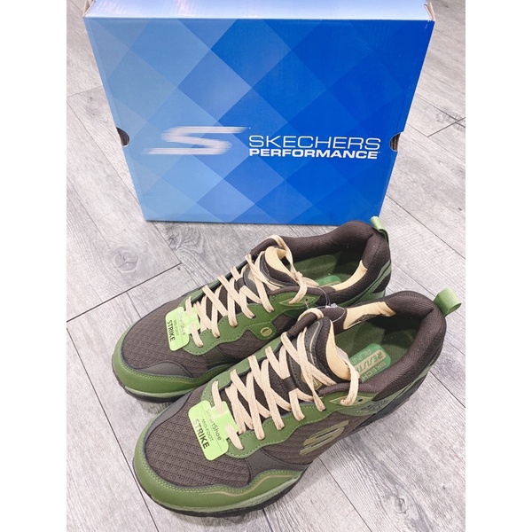 SKECHERS-999124BROL 現貨 SRR系列 軍綠色 男生款式 綁帶 休閒鞋 健走鞋 運動鞋 氣墊鞋 限量款